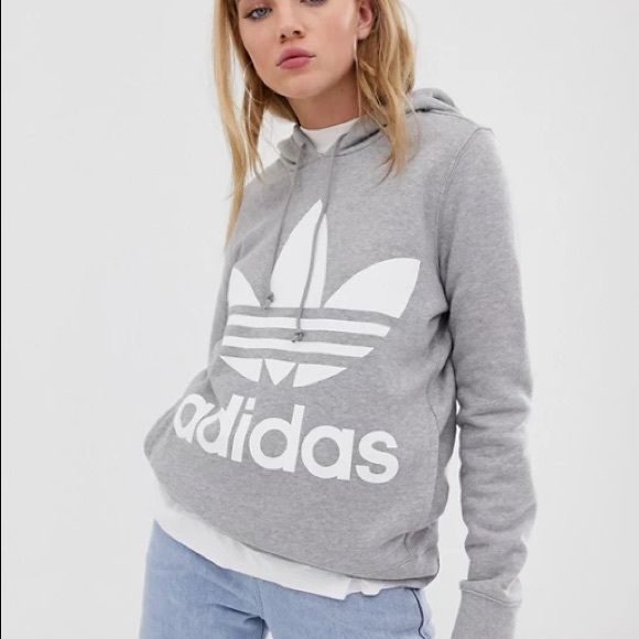 Adidas Originals WOMENS TREFOIL HOODIE CY6665 Size S /M - Picture 5 of 13